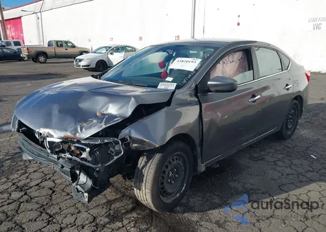 2016 Nissan Sentra Sv from USA, damaged, VIN 3N1AB7AP8GL671466